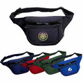 Three-Pocket Polyester Fanny Pack